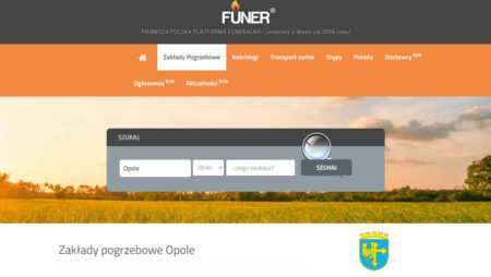 funer.com.pl wyszukiwarka zakładów pogrzebowych - zakłady w Opolu